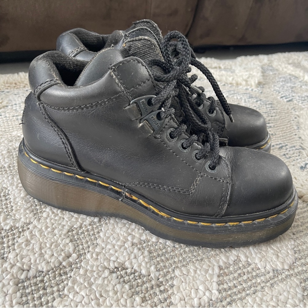 Vintage Dr. Martens Black Leather Boots